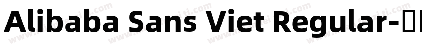 Alibaba Sans Viet Regular字体转换